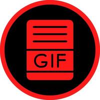 gif creativo icona design vettore