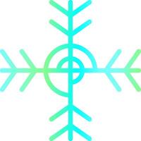 fiocco di neve creativo icona design vettore