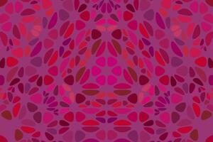 astratto dinamico il giro mosaico modello sfondo - psichedelico circolare vettore arte a partire dal petali