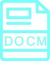 docm creativo icona design vettore