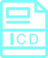 icd creativo icona design vettore