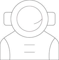 astronauta creativo icona design vettore