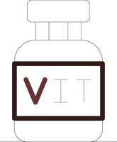 vitamine creativo icona design vettore