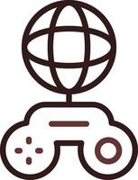 globale gioco creativo icona design vettore