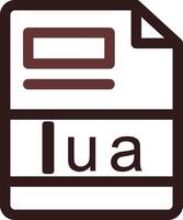 lua creativo icona design vettore