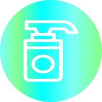 liquido sapone creativo icona design vettore