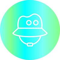 cappello creativo icona design vettore
