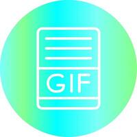 gif creativo icona design vettore