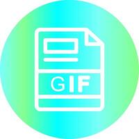 gif creativo icona design vettore