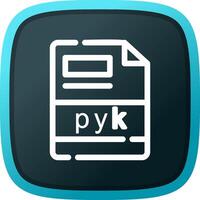 pyk creativo icona design vettore