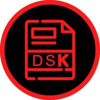 dsk creativo icona design vettore