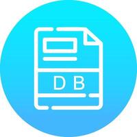 db creativo icona design vettore