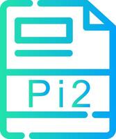 pi2 creativo icona design vettore