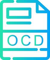 ocd creativo icona design vettore