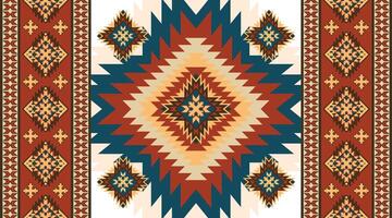 azteco tribale geometrico etnico senza soluzione di continuità modello. Vintage ▾ nativo americano africano messicano. etnico orientale vettore sfondo. tradizionale ornamento. design tessile, tessuto, vestiario, tenda, avvolgere.