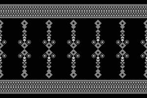 tradizionale etnico motivi ikat geometrico tessuto modello attraversare punto.ikat ricamo etnico orientale pixel nero sfondo.astratto,vettore,illustrazione. trama, sciarpa, decorazione, carta da parati. vettore