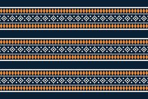 tradizionale etnico ikat motivo tessuto modello geometrico stile.africano ikat ricamo etnico orientale modello blu sfondo sfondo. astratto, vettore, illustrazione. trama, cornice, decorazione. vettore