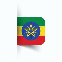 Etiopia nazionale bandiera, Etiopia nazionale giorno, eps10. Etiopia bandiera vettore icona