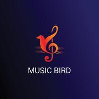 vettore musica logo design