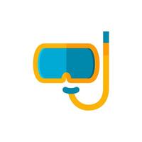lo snorkeling bicchieri icona piatto design semplice sport vettore Perfetto ragnatela e mobile illustrazione
