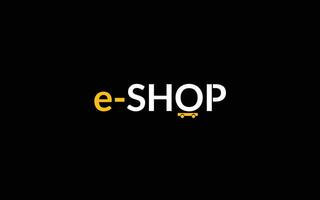e-commerce logo modello design in linea shopping logo vettore