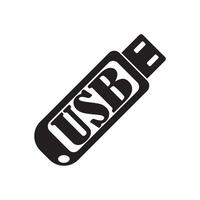 modello di vettore logo trasferimento dati USB