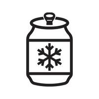 freddo bottiglia bevanda logo icona, disegno vettore illustrazione modello