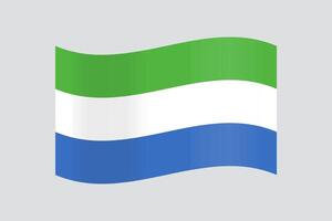 ufficiale vettore bandiera di sierra Leone