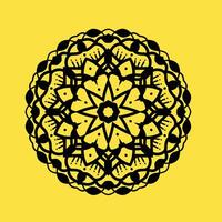 semplice forma mandala fiori, mandala, Vintage ▾ decorativo elementi. orientale modello, vettore illustrazione. Islam, Arabo, indiano, ottomano motivi, asiatico modello