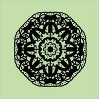 popolare arte boemo mandala. Vintage ▾ decorativo elementi. astratto floreale elementi, meditativo fiore motivo vettore