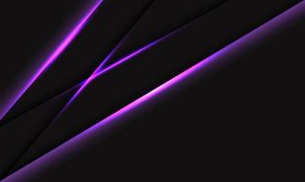 astratto viola viola luce ombra croce barra dinamica su grigio con spazio vuoto design moderno sfondo futuristico vettore