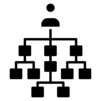 organizzativa grafico icona linea vettore illustrazione