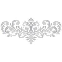 damasco argento leggero colore elemento orientale vettore su png trasparenza sfondo
