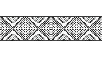 tribale tradizionale tessuto batik etnico. ikat senza soluzione di continuità modello geometrico ripetendo. ricamo, sfondo, avvolgere, moda, tappeto, vestiario. nero e bianca vettore