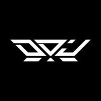 ddj lettera logo vettore disegno, ddj semplice e moderno logo. ddj lussuoso alfabeto design