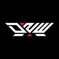 dnw lettera logo vettore disegno, dnw semplice e moderno logo. dnw lussuoso alfabeto design