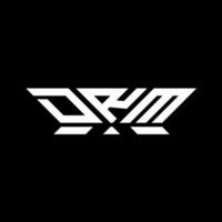 drm lettera logo vettore disegno, drm semplice e moderno logo. drm lussuoso alfabeto design