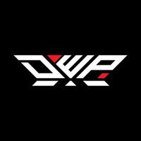 dwp lettera logo vettore disegno, dwp semplice e moderno logo. dwp lussuoso alfabeto design
