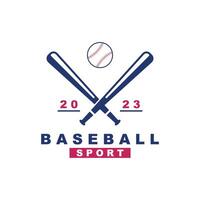 baseball sport logo vettore design