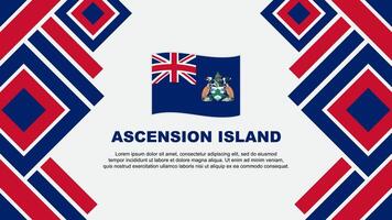 ascensione isola bandiera astratto sfondo design modello. ascensione isola indipendenza giorno bandiera sfondo vettore illustrazione. ascensione isola