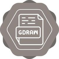 gdraw vettore icona