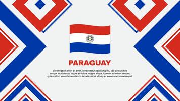 paraguay bandiera astratto sfondo design modello. paraguay indipendenza giorno bandiera sfondo vettore illustrazione. paraguay indipendenza giorno