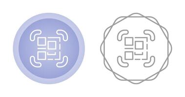 qr codice scanner vettore icona