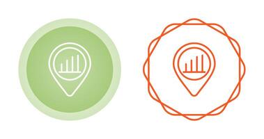 Posizione analitica vettore icona