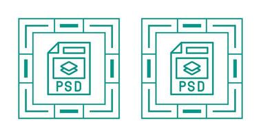 PSD file vettore icona