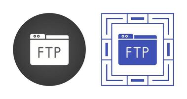 ftp vettore icona