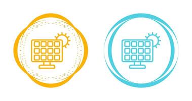 solare pannello caricabatterie vettore icona