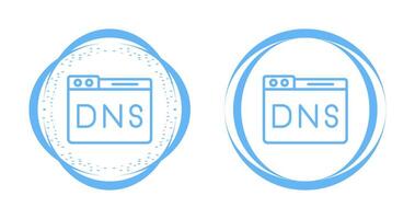 dominio dns gestione vettore icona