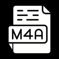m4a vettore icona