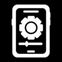 smartphone impostazioni vettore icona